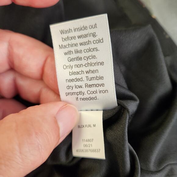 SO SS Knit Faux Wrap Mini Dress Junior M Black Orange Floral Bow Mesh Whimsigoth - Picture 6 of 12